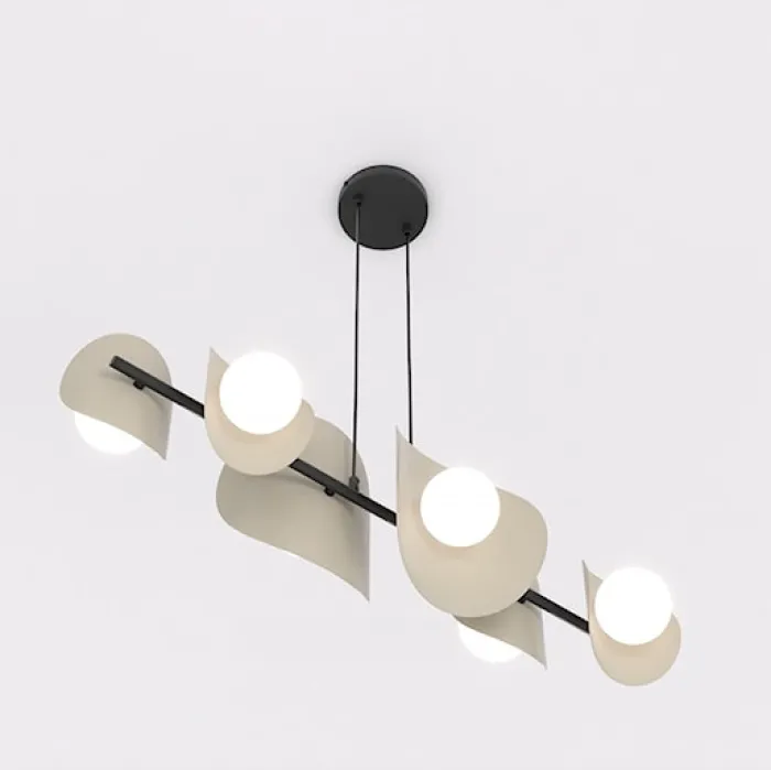 Lampa wisząca Elementi x6 mokka
