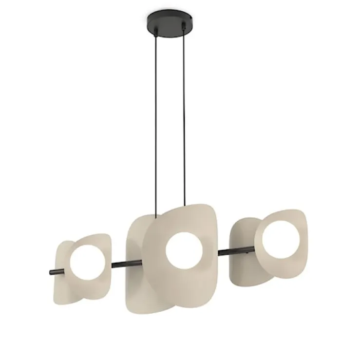 Lampa wisząca Elementi x6 mokka
