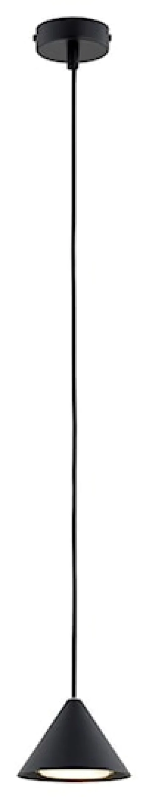 Lampa wisząca Elit czarna x1