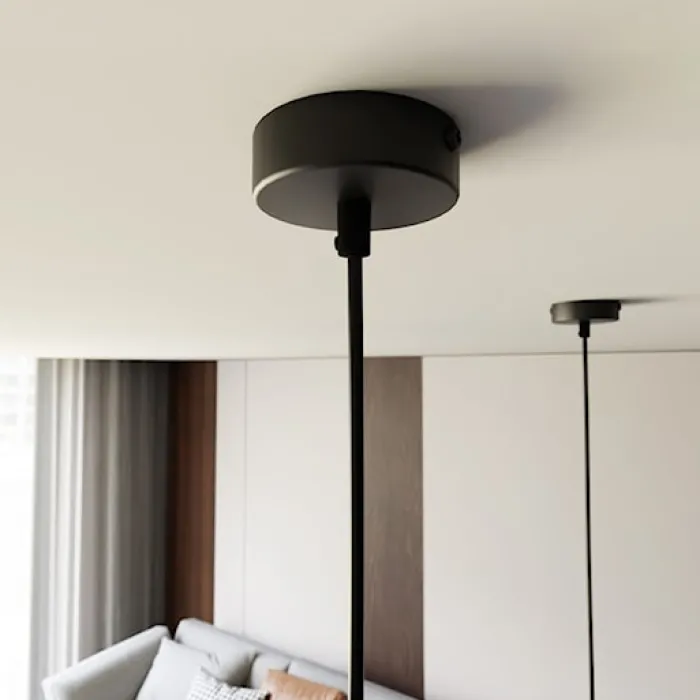 Lampa wisząca Elit czarna x1