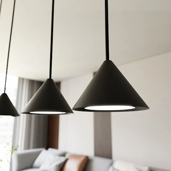 Lampa wisząca Elit czarna x1