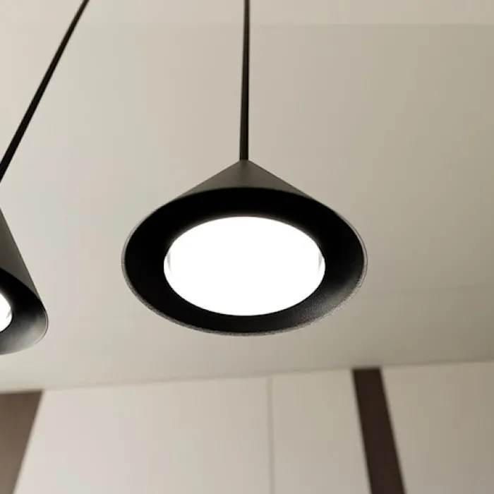 Lampa wisząca Elit czarna x1