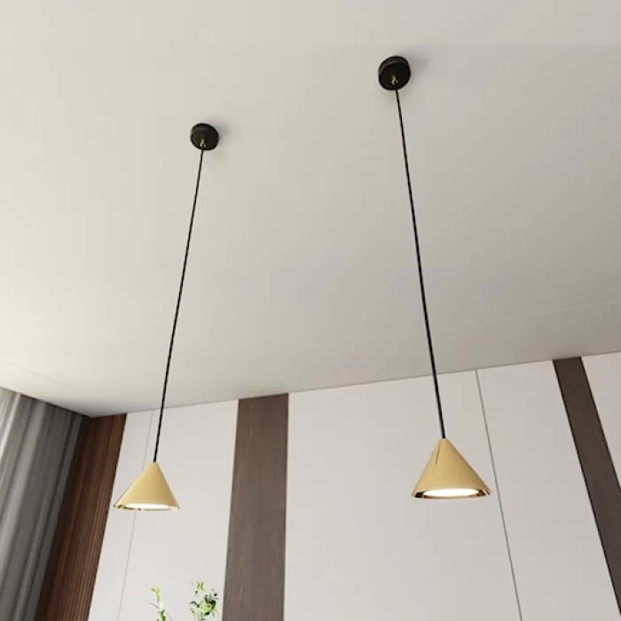 Lampa wisząca Elit czarna/złota x1