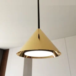 Lampa wisząca Elit czarna/złota x1