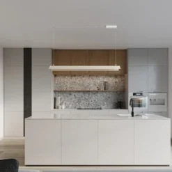 Lampa wisząca Elva LED beżowa 4000K