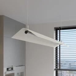 Lampa wisząca Elva LED beżowa 4000K