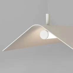 Lampa wisząca Elva LED beżowa 4000K