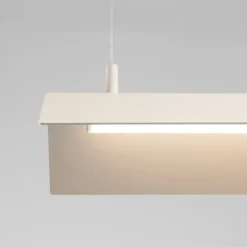 Lampa wisząca Elva LED beżowa 4000K