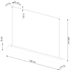 Lampa wisząca Elva LED biała 4000K
