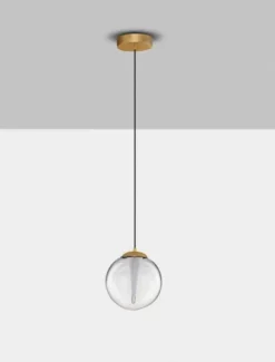 Lampa wisząca Eviline LED x1 złota