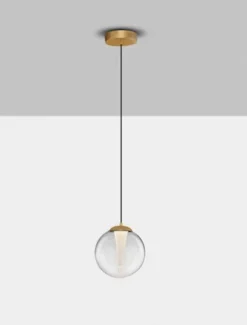 Lampa wisząca Eviline LED x1 złota