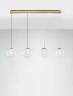 Lampa wisząca Eviline LED x4 złota