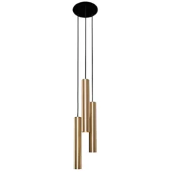 Lampa wisząca Eye Solid kaskada x3 mosiądz 8915