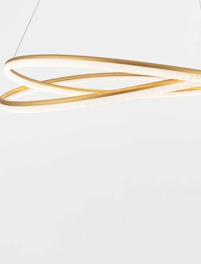 Lampa wisząca Fulanci LED złota