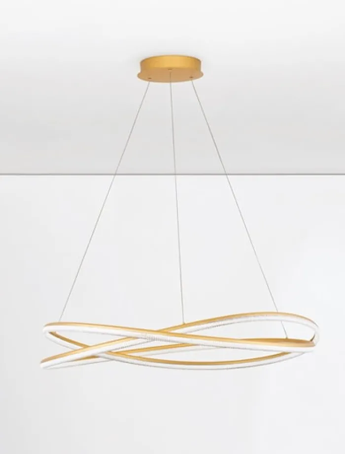 Lampa wisząca Fulanci LED złota