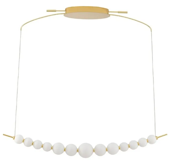Lampa wisząca Govelle LED złoto-biała