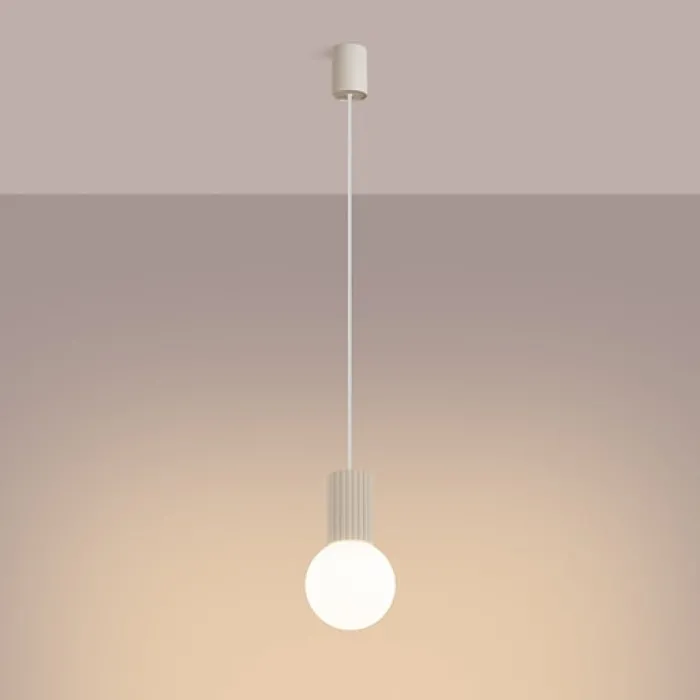 Lampa wisząca Halo 1 beżowa