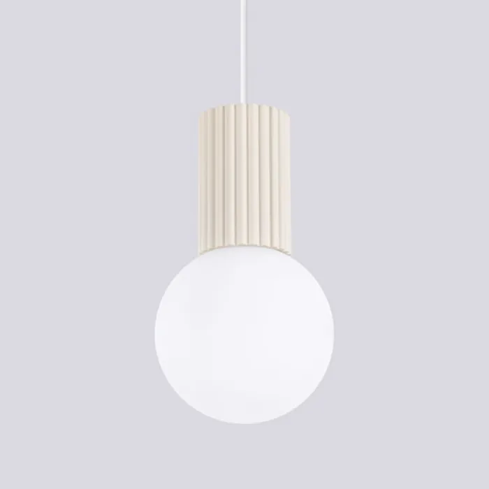 Lampa wisząca Halo 1 beżowa