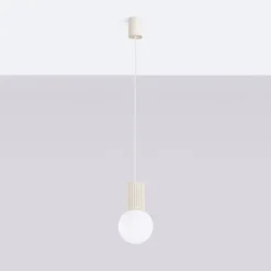 Lampa wisząca Halo 1 beżowa