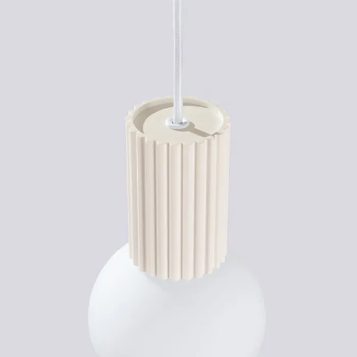 Lampa wisząca Halo 1 beżowa