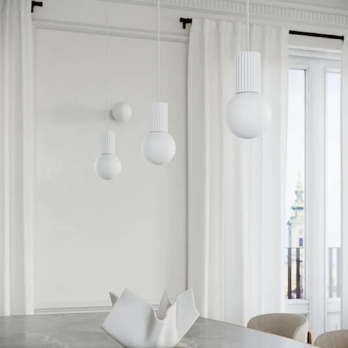 Lampa wisząca Halo 1 biała
