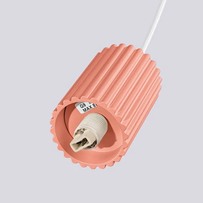 Lampa wisząca Halo 1 brzoskwiniowa