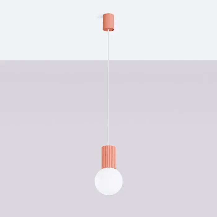 Lampa wisząca Halo 1 brzoskwiniowa