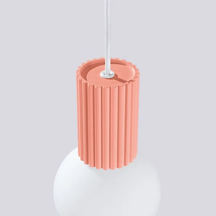Lampa wisząca Halo 1 brzoskwiniowa
