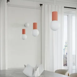 Lampa wisząca Halo 1 brzoskwiniowa