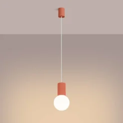 Lampa wisząca Halo 1 brzoskwiniowa
