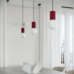 Lampa wisząca Halo 1 burgund