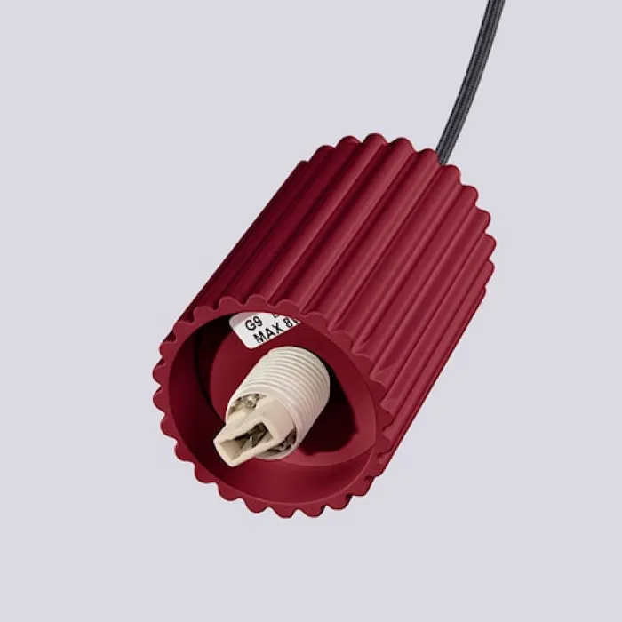 Lampa wisząca Halo 1 burgund
