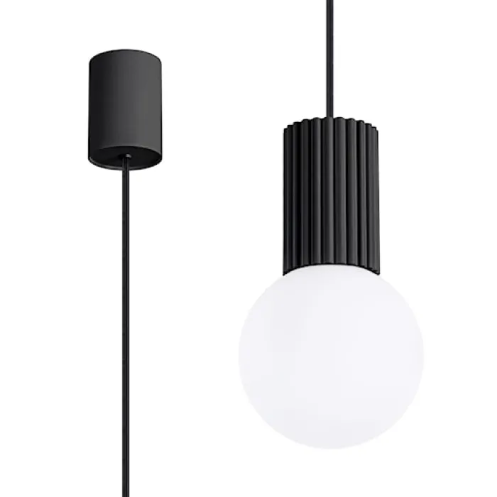 Lampa wisząca Halo 1 czarna
