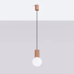 Lampa wisząca Halo 1 mocca