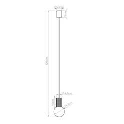 Lampa wisząca Halo 1 mocca
