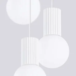 Lampa wisząca Halo 3P biała