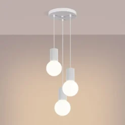 Lampa wisząca Halo 3P biała
