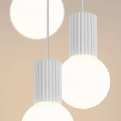 Lampa wisząca Halo 3P biała