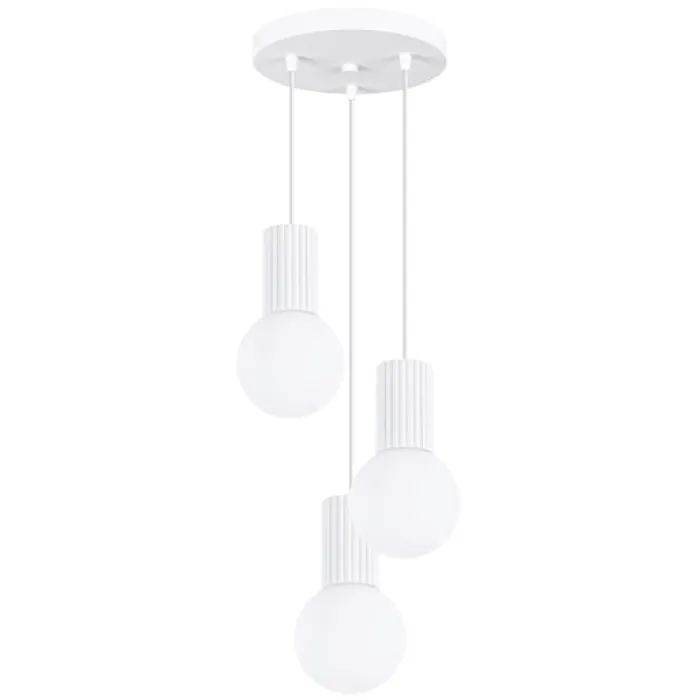 Lampa wisząca Halo 3P biała