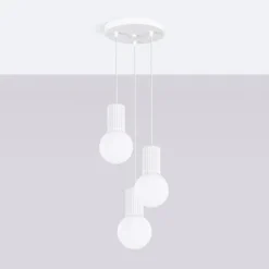 Lampa wisząca Halo 3P biała