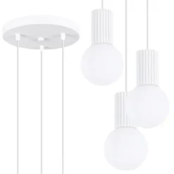 Lampa wisząca Halo 3P biała