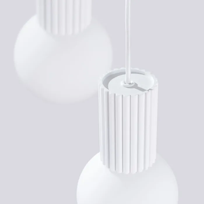 Lampa wisząca Halo 3P biała