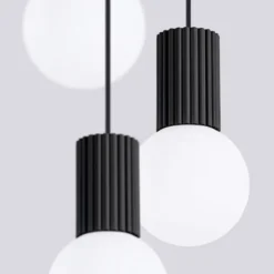 Lampa wisząca Halo 3P czarna