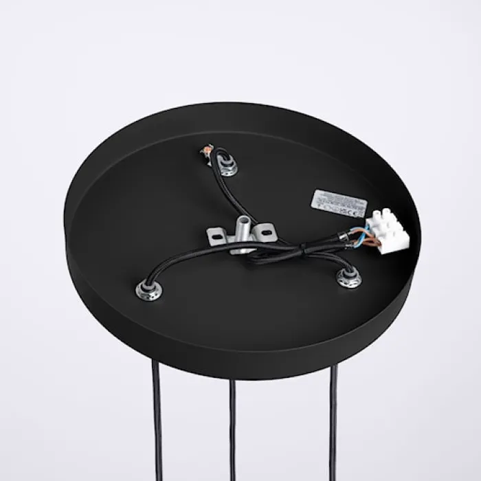 Lampa wisząca Halo 3P czarna