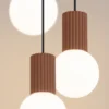 Lampa wisząca Halo 3P mocca