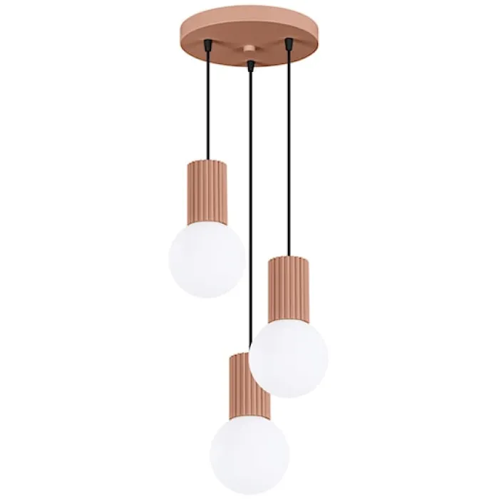 Lampa wisząca Halo 3P mocca