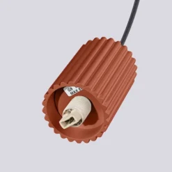 Lampa wisząca Halo 3P ochra czerwona