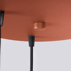 Lampa wisząca Halo 3P ochra czerwona