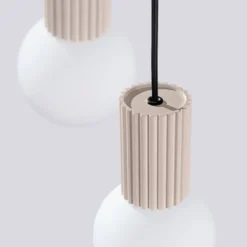 Lampa wisząca Halo 3P taupe