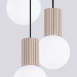 Lampa wisząca Halo 3P taupe